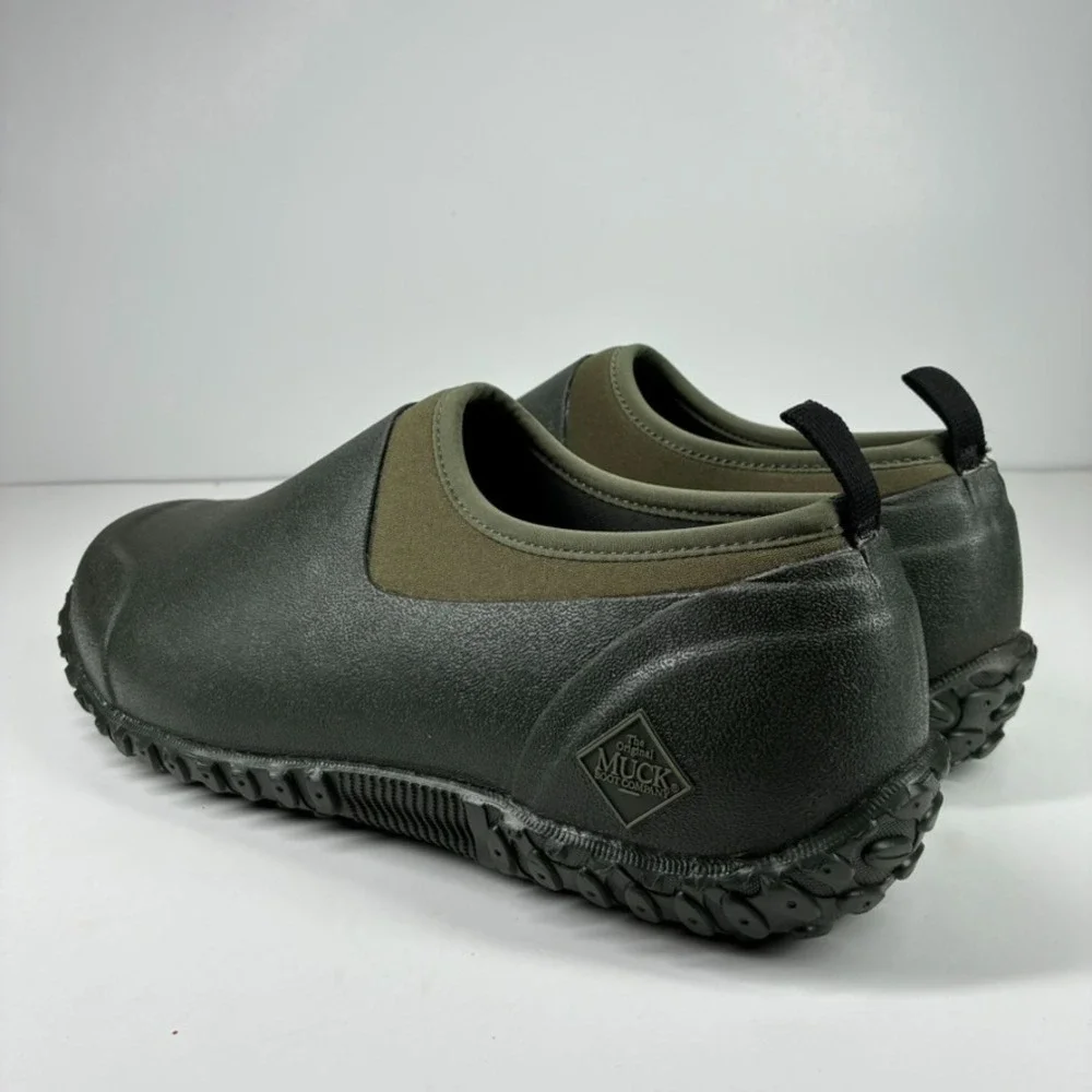 Muck Boots Muckster II Low Men's US 12 Moss Green Waterproof Outdoor Garden Shoe
